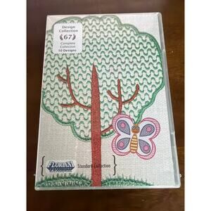 NEW Floriani Design 67 Trees Butterfly Flowers Designs Embroidery CD Sealed
